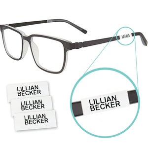 ShrinkTags for Glasses, spectacles labels (pack of 3 labels)