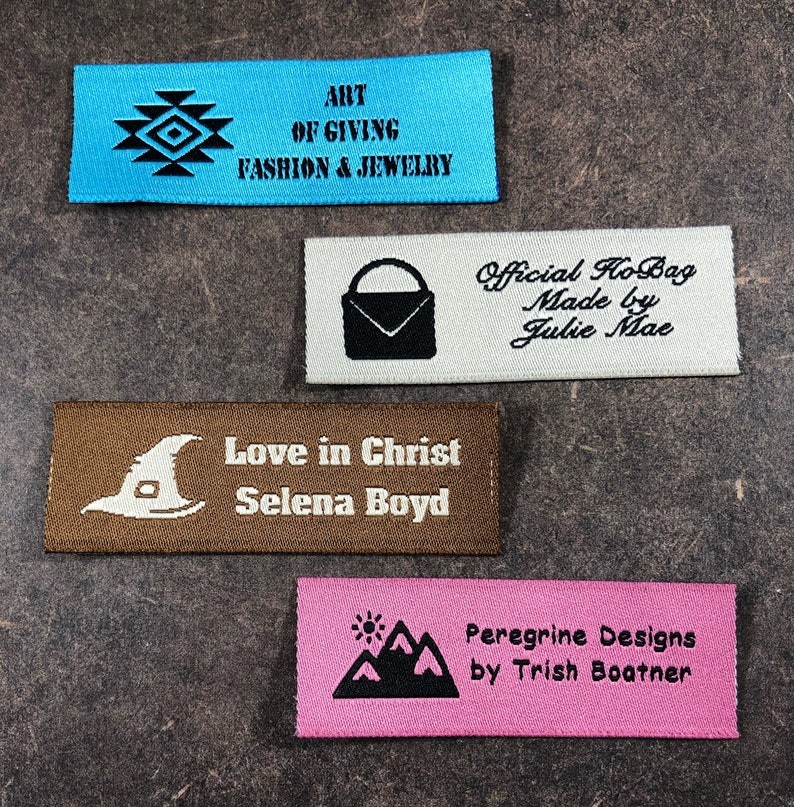 Personalised Essential Woven Sewing Labels for Sewing, Knitting, Crafts and Small Businesses image 5