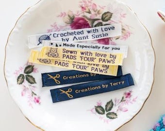 Woven Sewing Labels - 12mm Wide