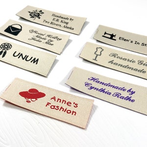 Personalised Essential Woven Sewing Labels for Sewing, Knitting, Crafts and Small Businesses image 6