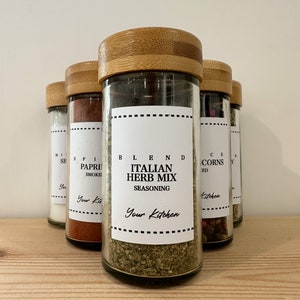 Personalised Kitchen Organisation Stickers