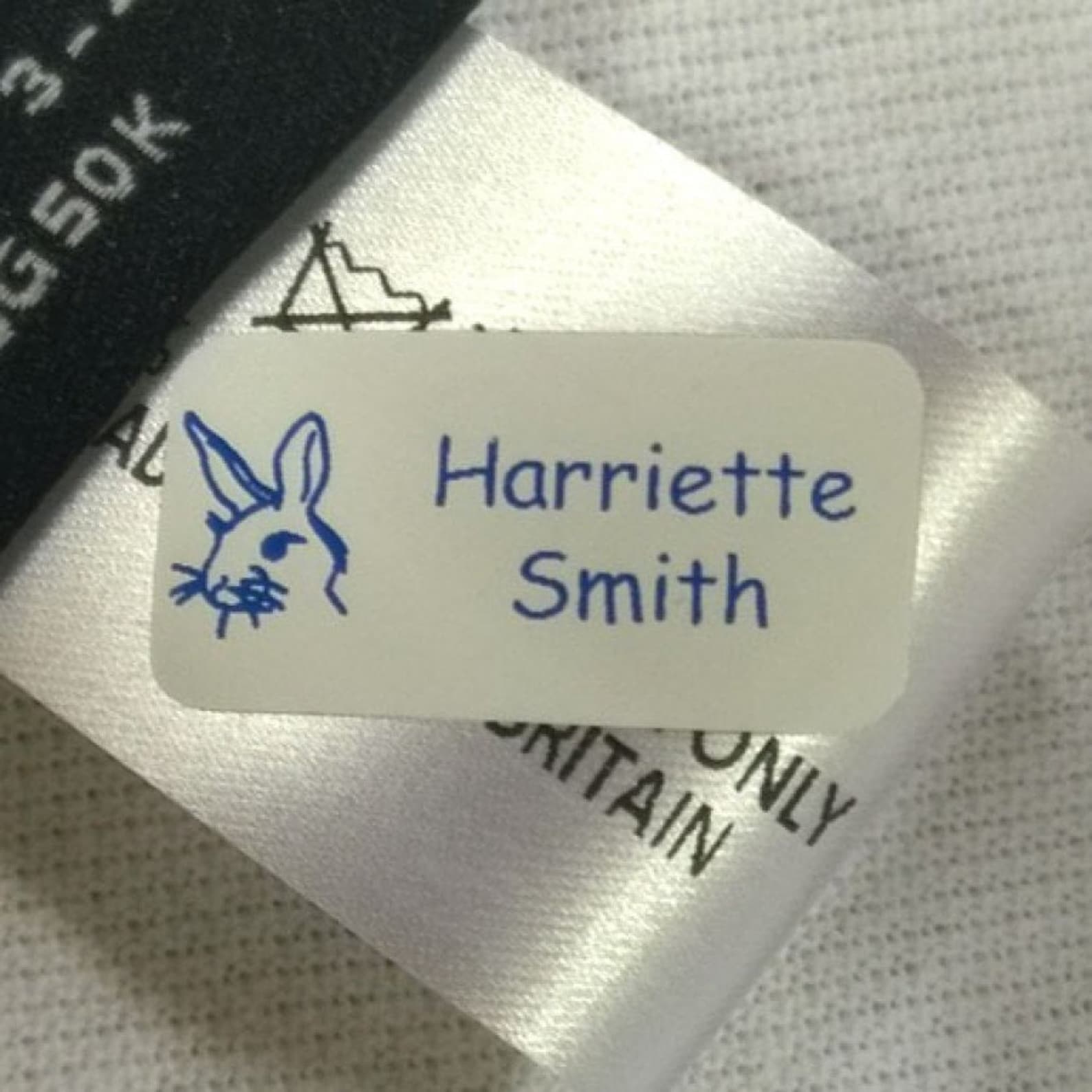 Juststick Clothing Name Labels Stick on Tags Uniform / Etsy UK