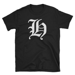 Camiseta Letra Inglesa Antiga H