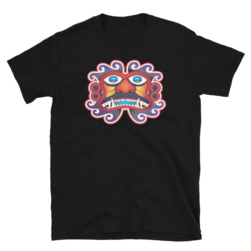Aztec Mayan Sun God Face