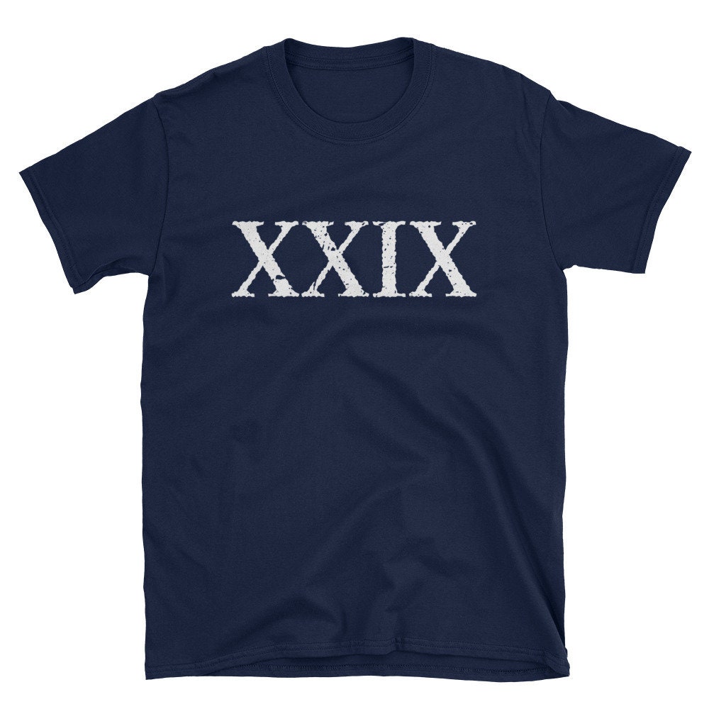 ローマ数字 29 XXIX Tシャツ - Etsy 日本