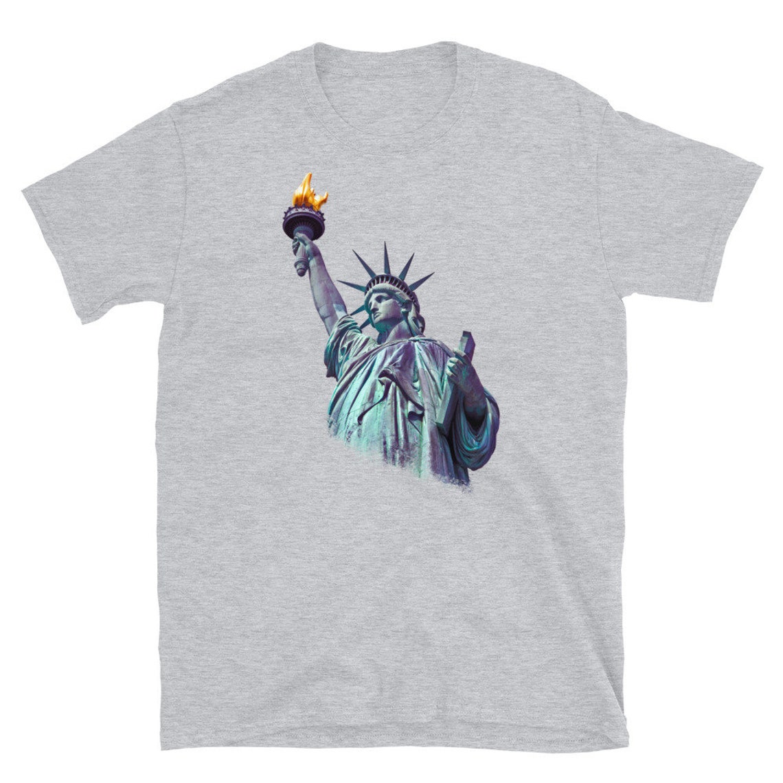 Statue of Liberty Shortsleeve Unisex Tshirt Etsy