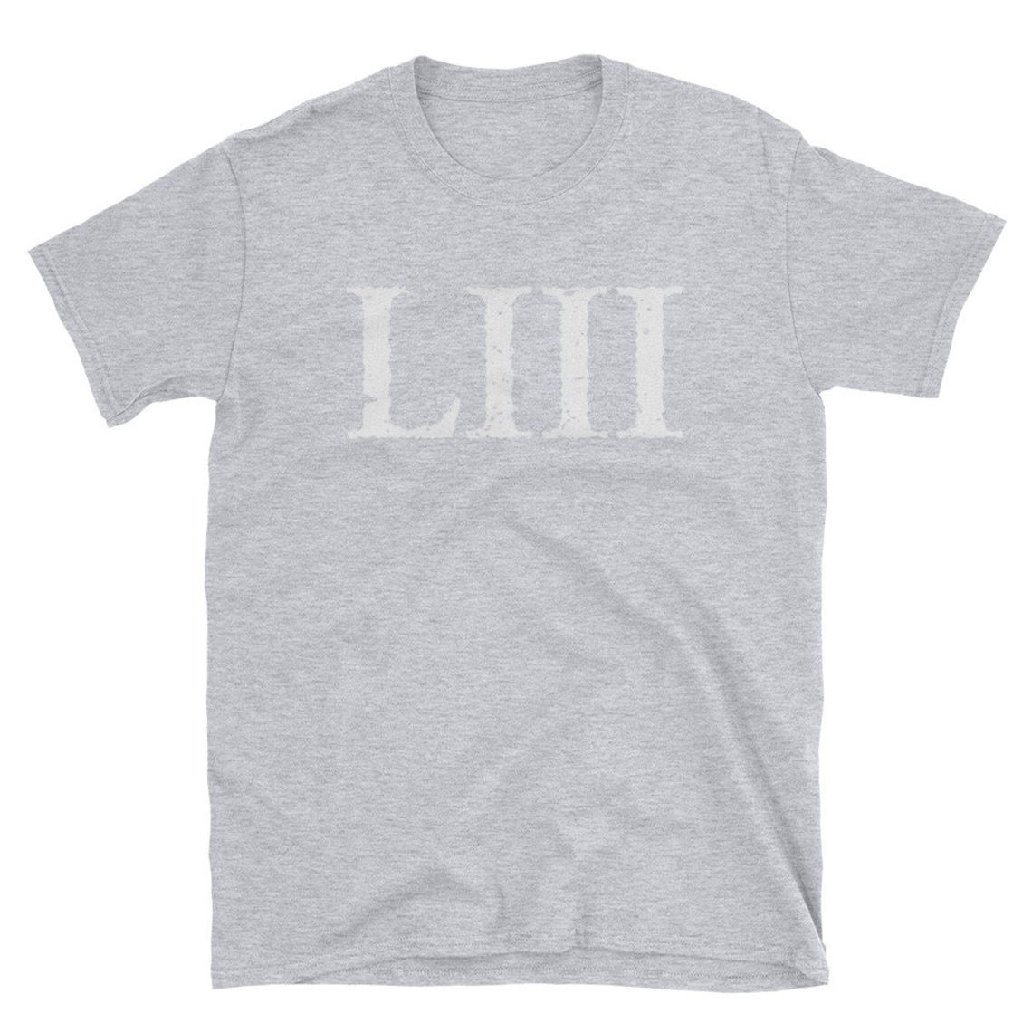 Roman Numeral 53 LIII T-Shirt | Etsy