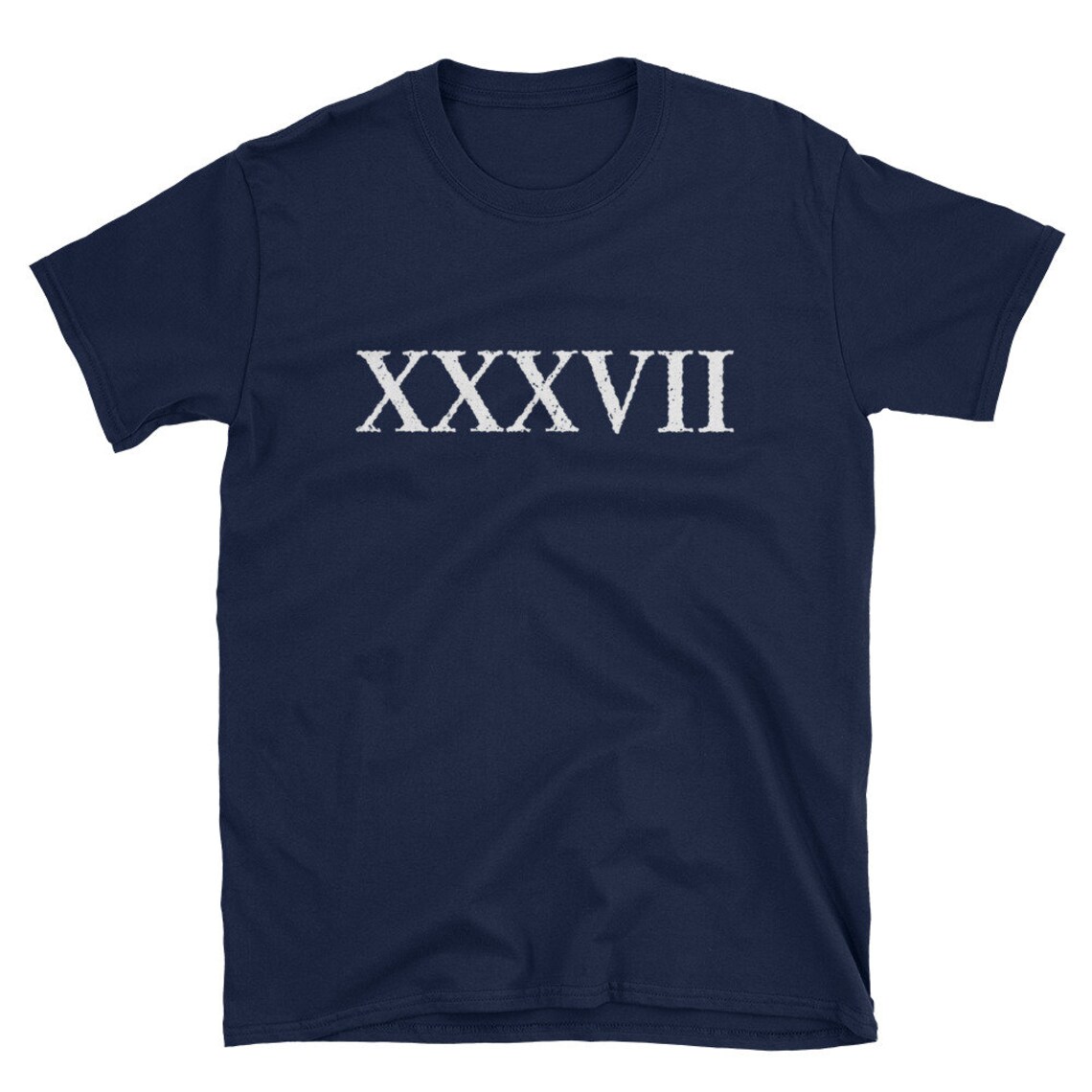 Roman Numeral 37 XXXVII T shirt Etsy