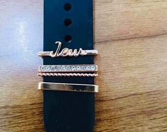 Watch Band Charms, Festive Jewelry Set, 5 Piece