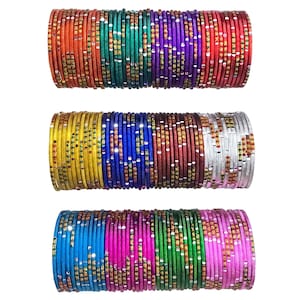144 Metal Bangles in 12 Colors Delivered Duty Paid For USA
