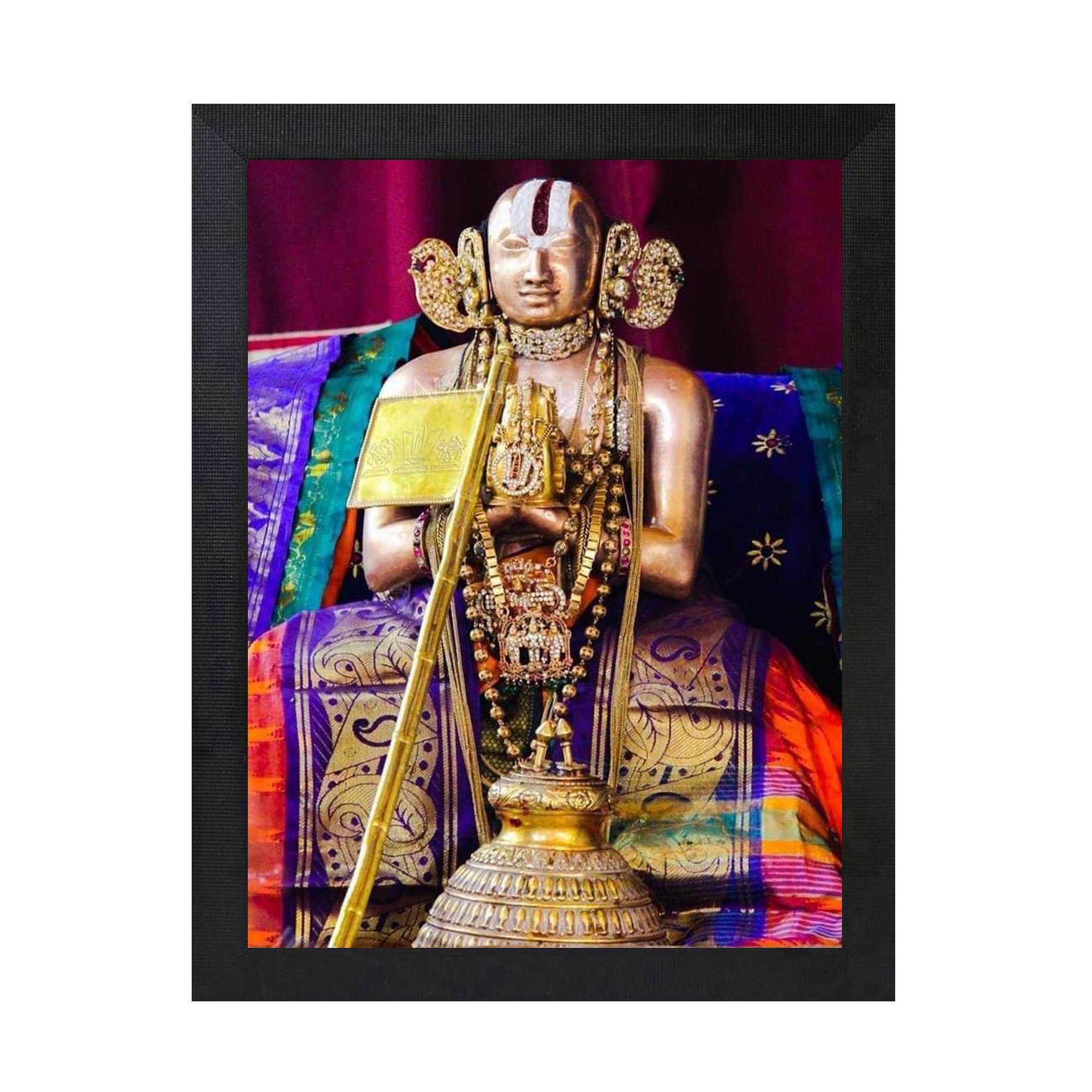 ナンペルマルフォトフレーム。スリランガムの神様の絵を壁掛けにした