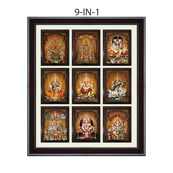 Large Allinone Religious Digital Photo Frame of 9/16 God & Etsy India