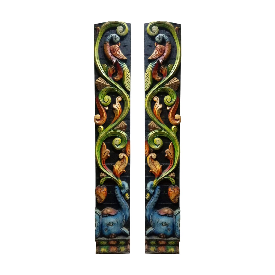 Wooden South Indian Wall Decor for Your Living Room Home and Etsy