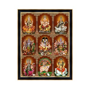 Cornice religiosa completa. Personalizzazione in base alle tue esigenze. 9 Dio e Dea