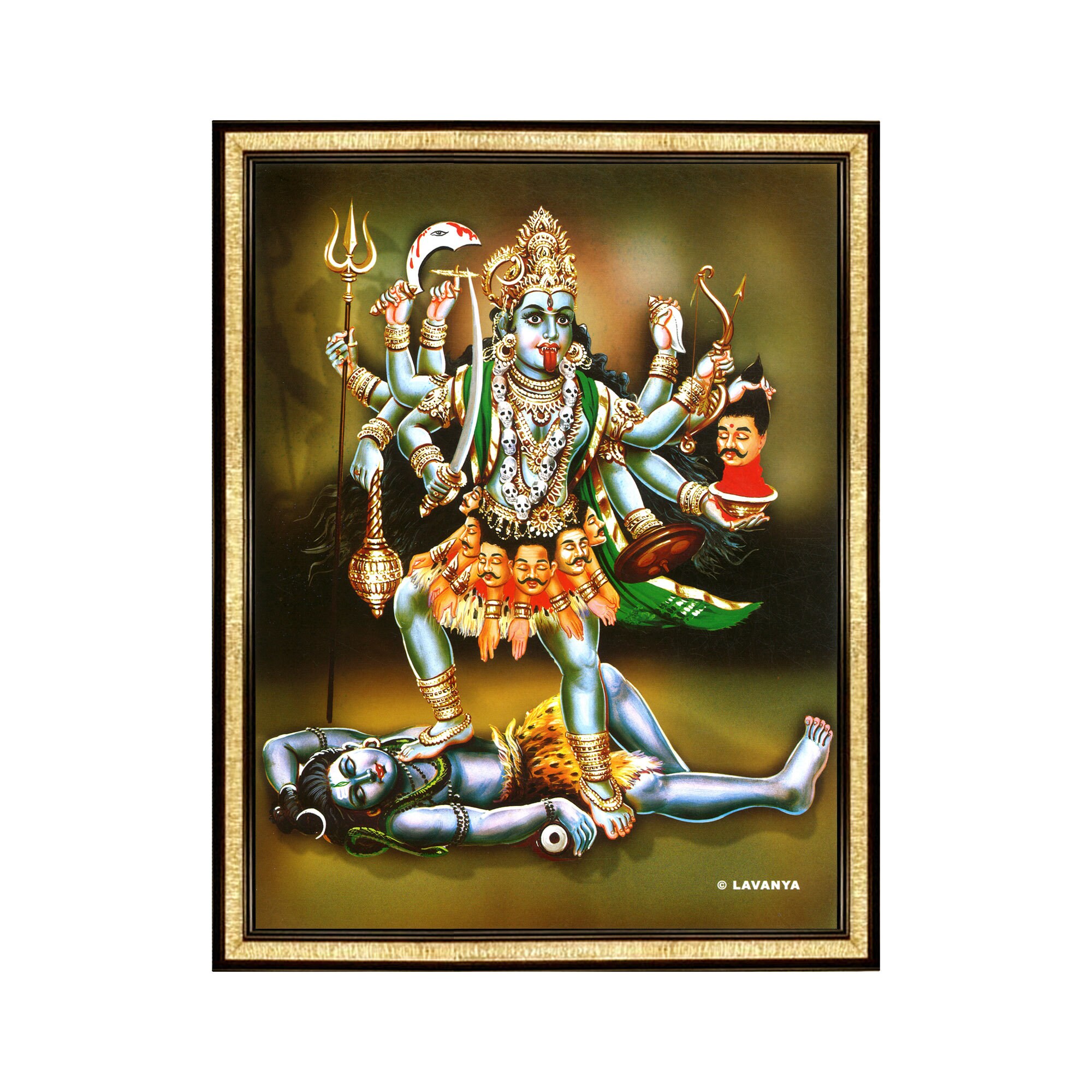 Ferocious Maa Kali Digital Photo Frame Goddess of Death Time - Etsy Israel Ferocious Maa Kali Digital Photo Frame Goddess of Death Time - Etsy Israel