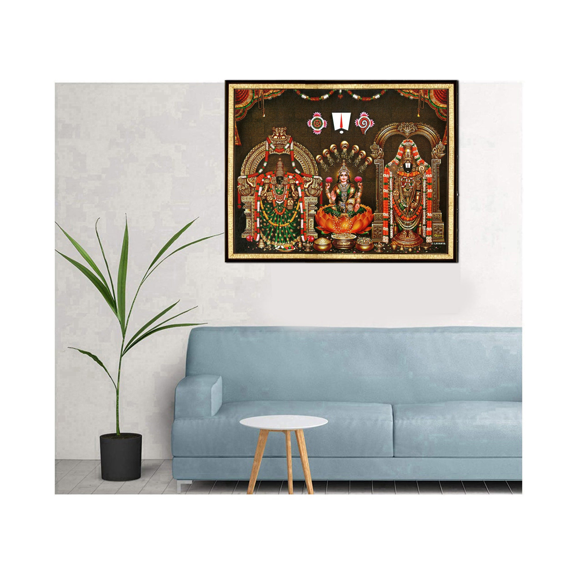 Buy Thaayar Perumal Mahalakshmi Photo Frame, Indian Wedding Gift Online ...