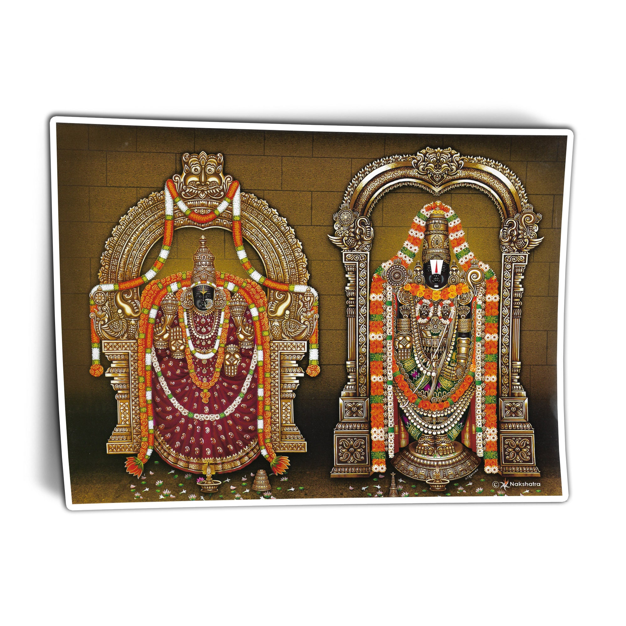 Poster Print of Padmavati & Venkateswara Swamy. Prayed by Hindus Across the  World - Etsy