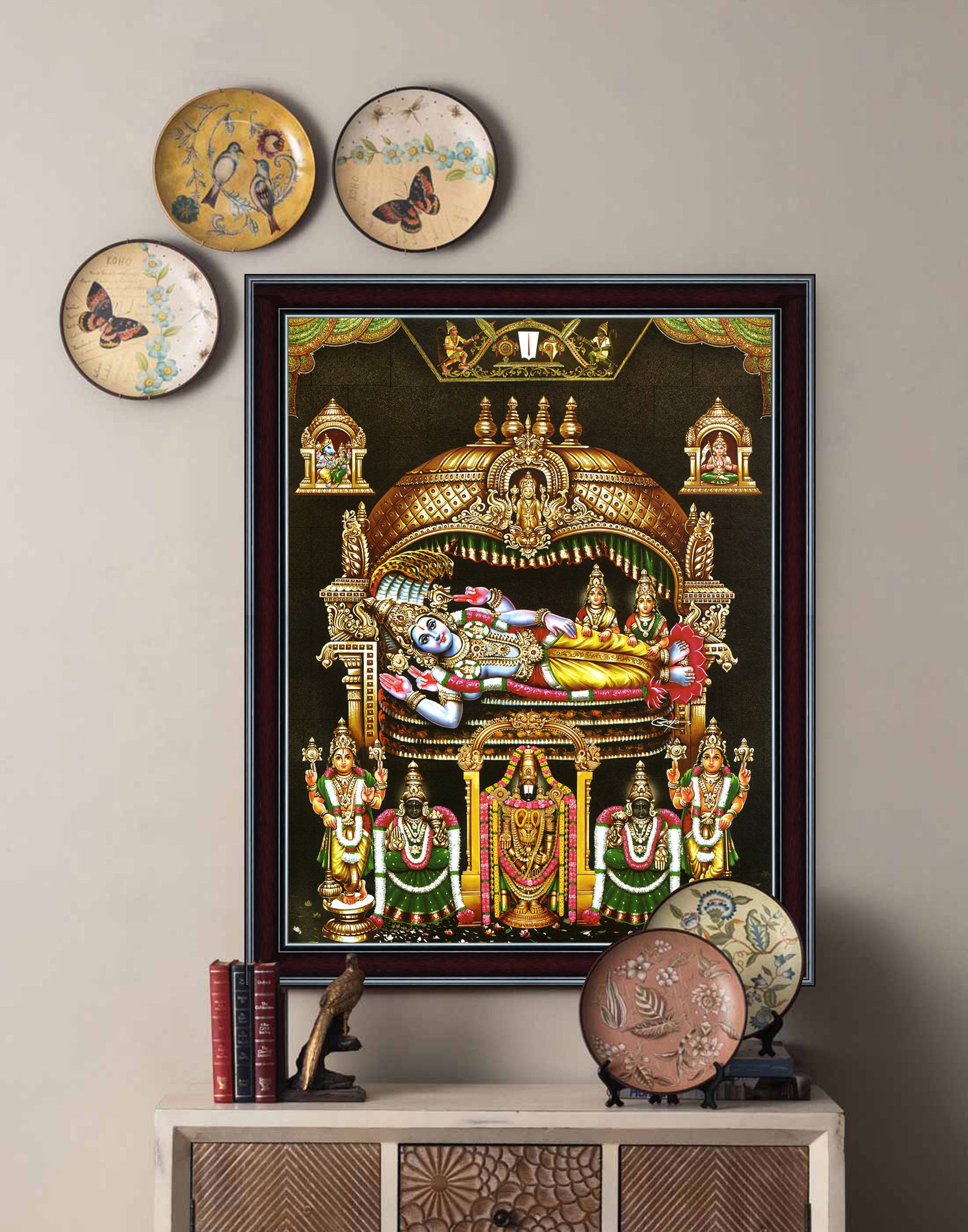 額縁 Late King Birendra Painting A2:No Frame Late King Birendra