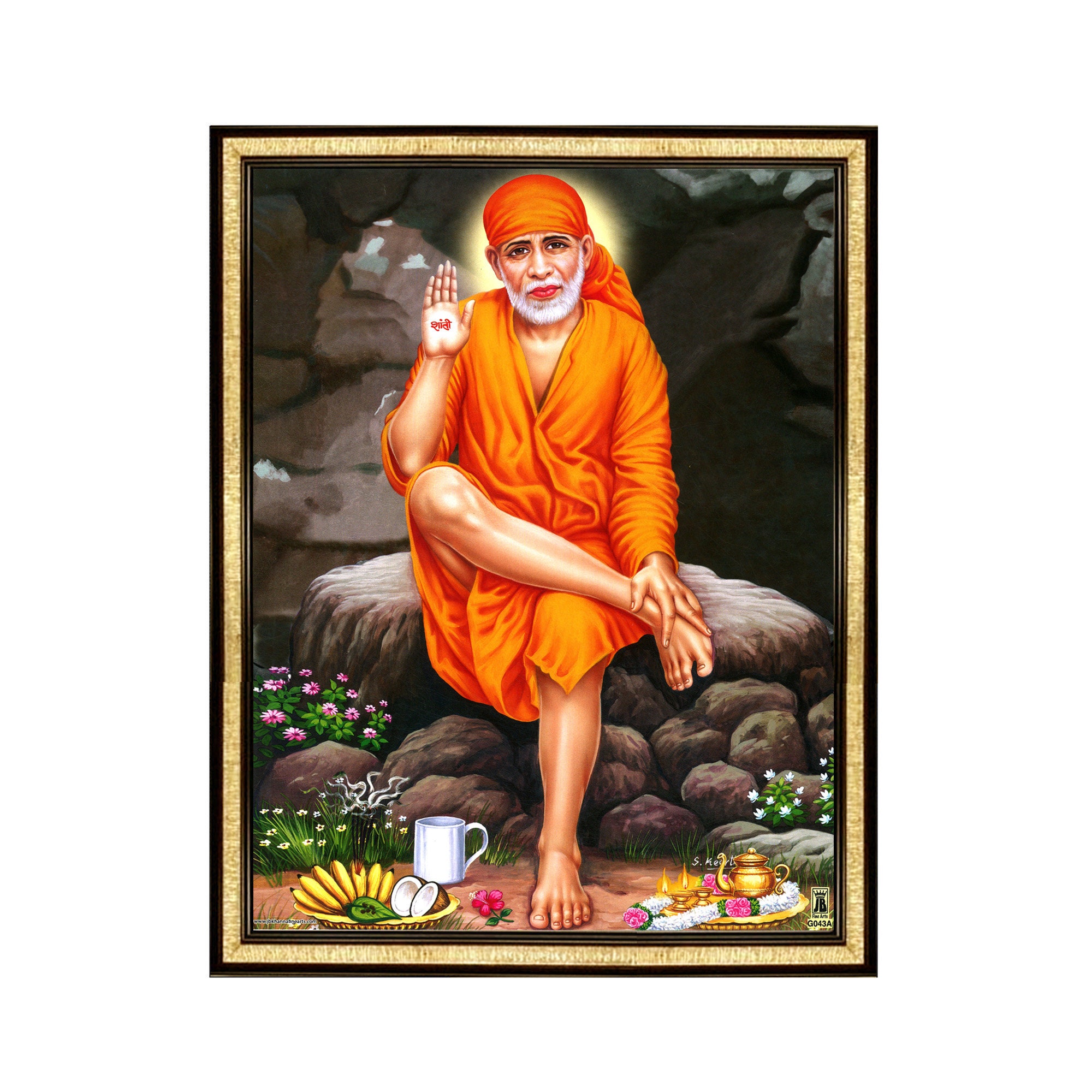 Original & Rare Shirdi Sai Baba Digital Photo Frame Religious Etsy UK