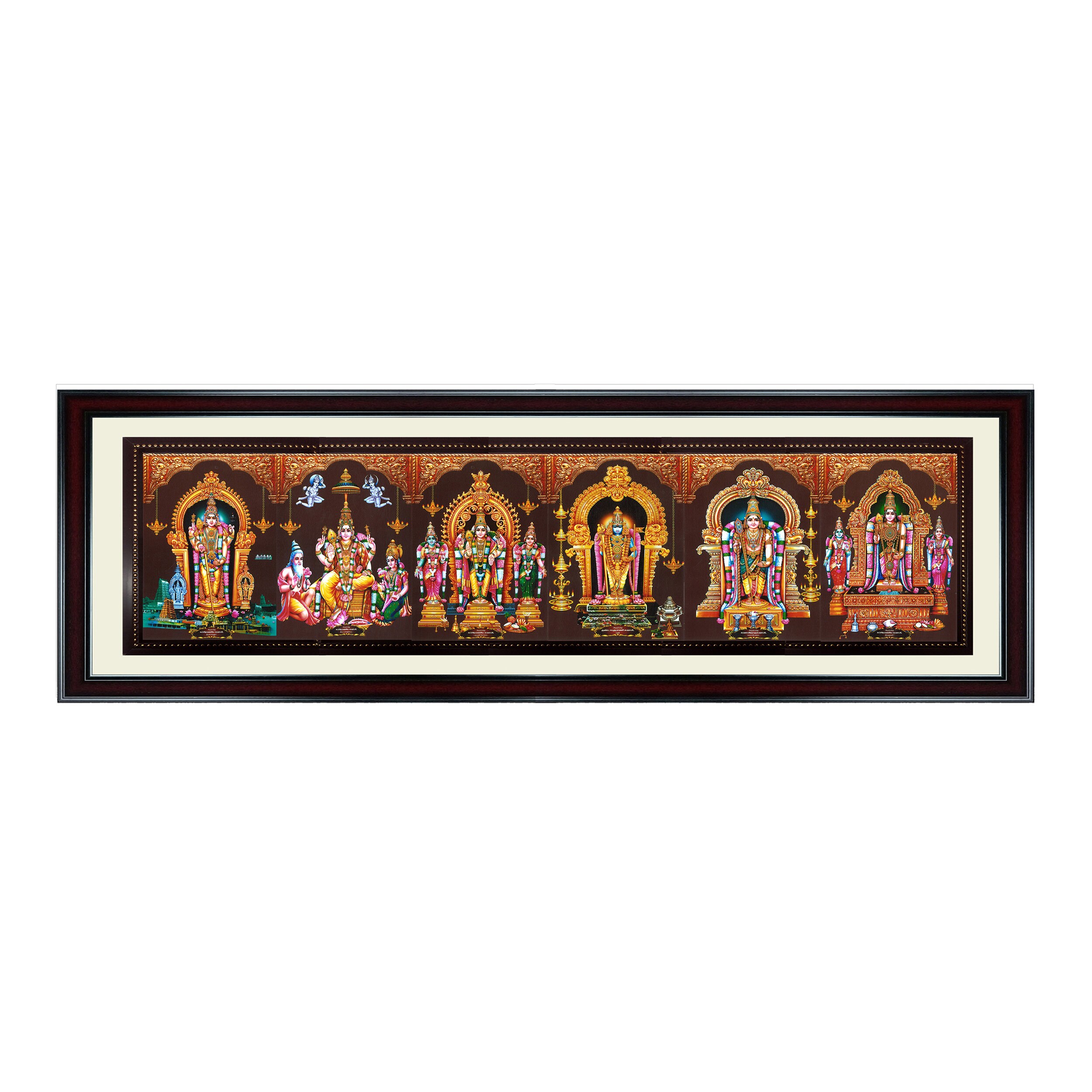 Arupadai Murugan Photo Frame, Hindu God Subramaniyam Swamy - Etsy
