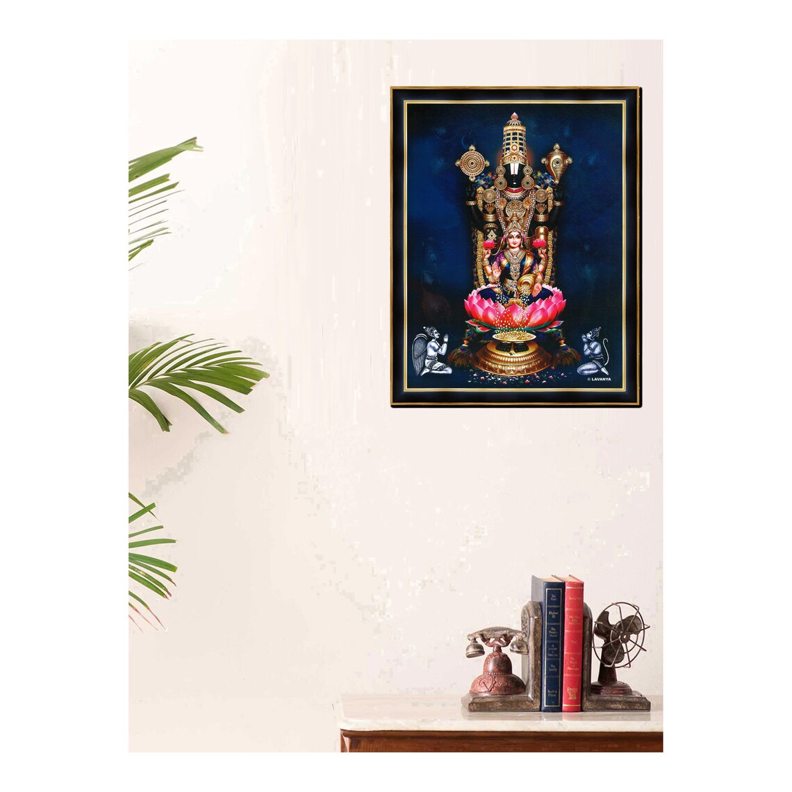 Venkateswara & Lakshmi Photo Frame - Hindu Pooja Room Decor - Etsy Canada