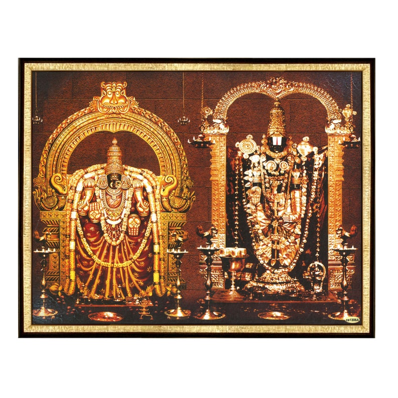 Buy Thayar Perumal Vintage Photo Frame for Hindu Prayer Room Delivered ...