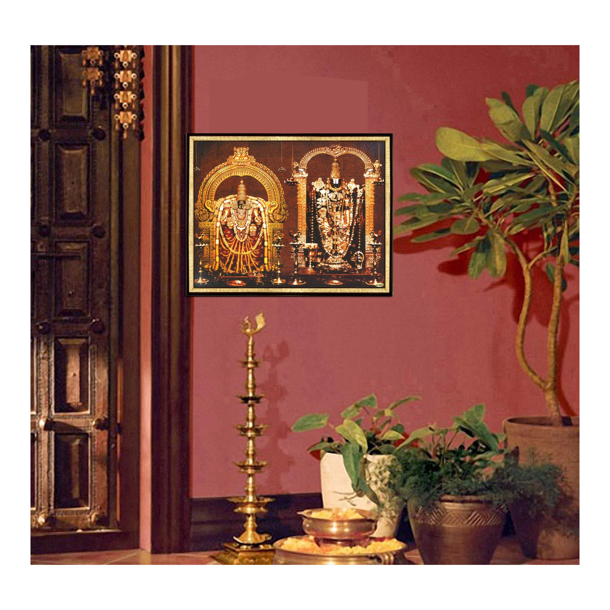 Buy Thayar Perumal Vintage Photo Frame for Hindu Prayer Room Delivered ...