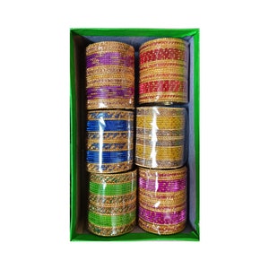 Bangle Box Color 144 Colored Metal Bangles per Box, Assorted Colors & Sizes Available ...