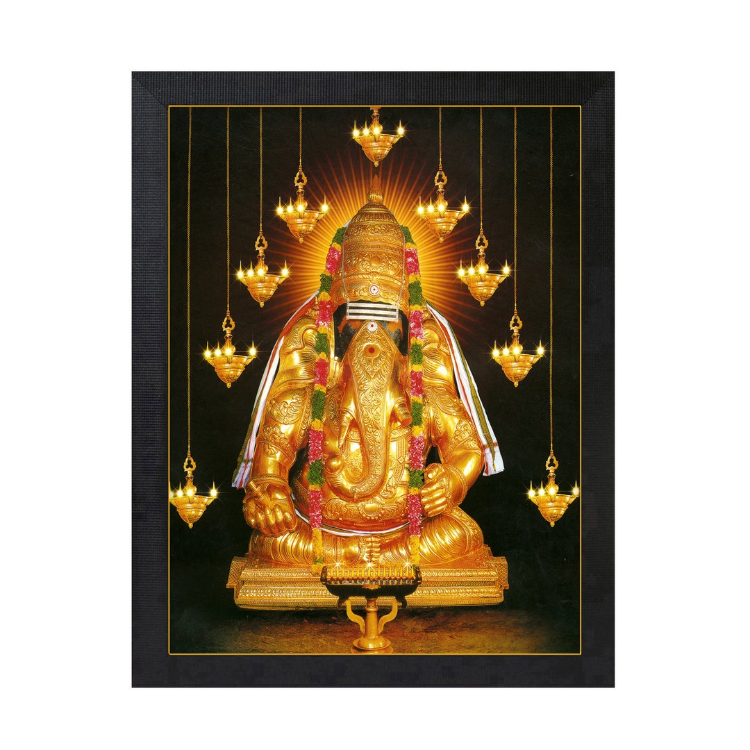 Buy Pillayarpatti Karpaga Vinayagar in Golden Kavach Digital ...