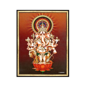 Cornice per foto Shuba Drishti Ganesha, decorazione da parete per ingresso principale, per fermare l'energia malvagia e la negatività