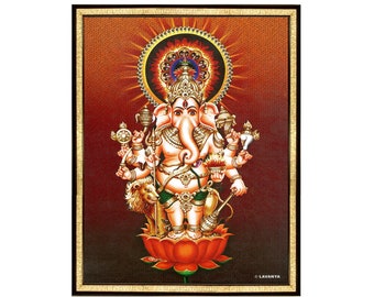 Shuba Drishti Ganesha Photo Frame, Main Entrance Wall Decor, To Stop Evil Energy & Negativity