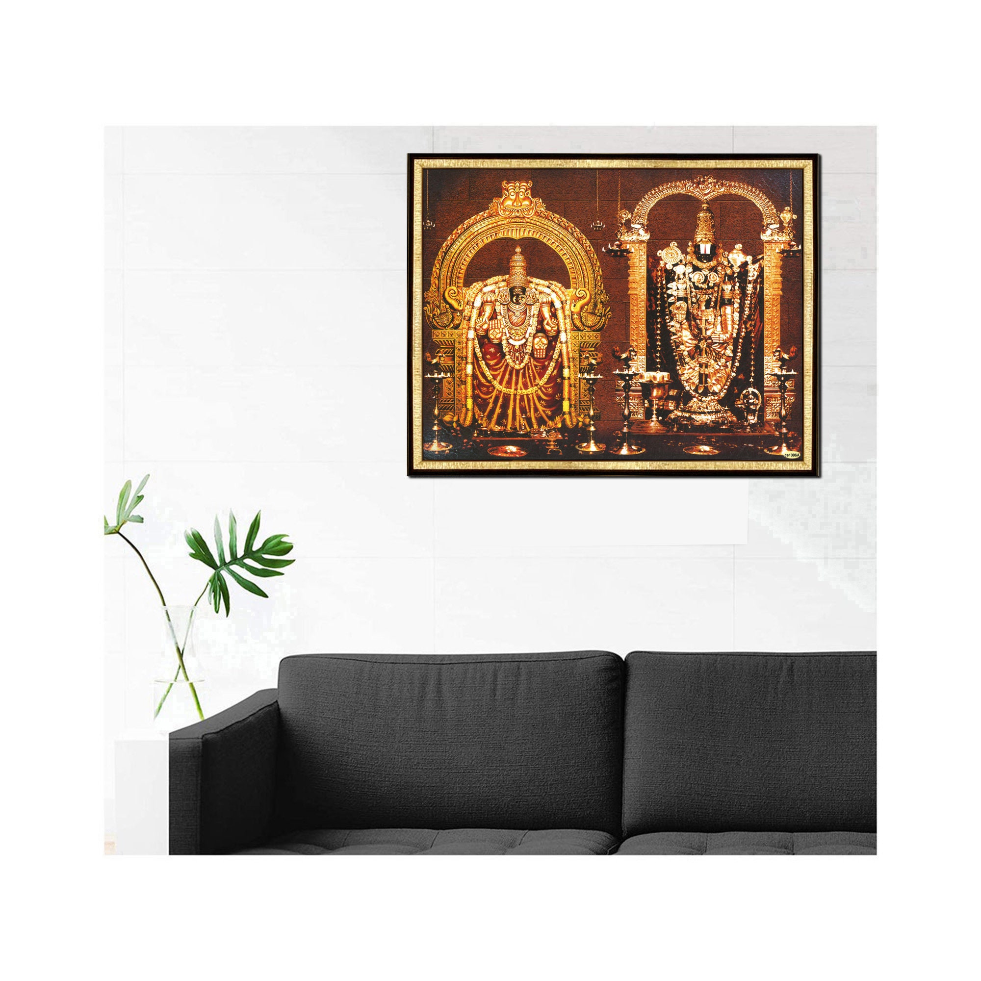 Buy Thayar Perumal Vintage Photo Frame for Hindu Prayer Room Delivered ...