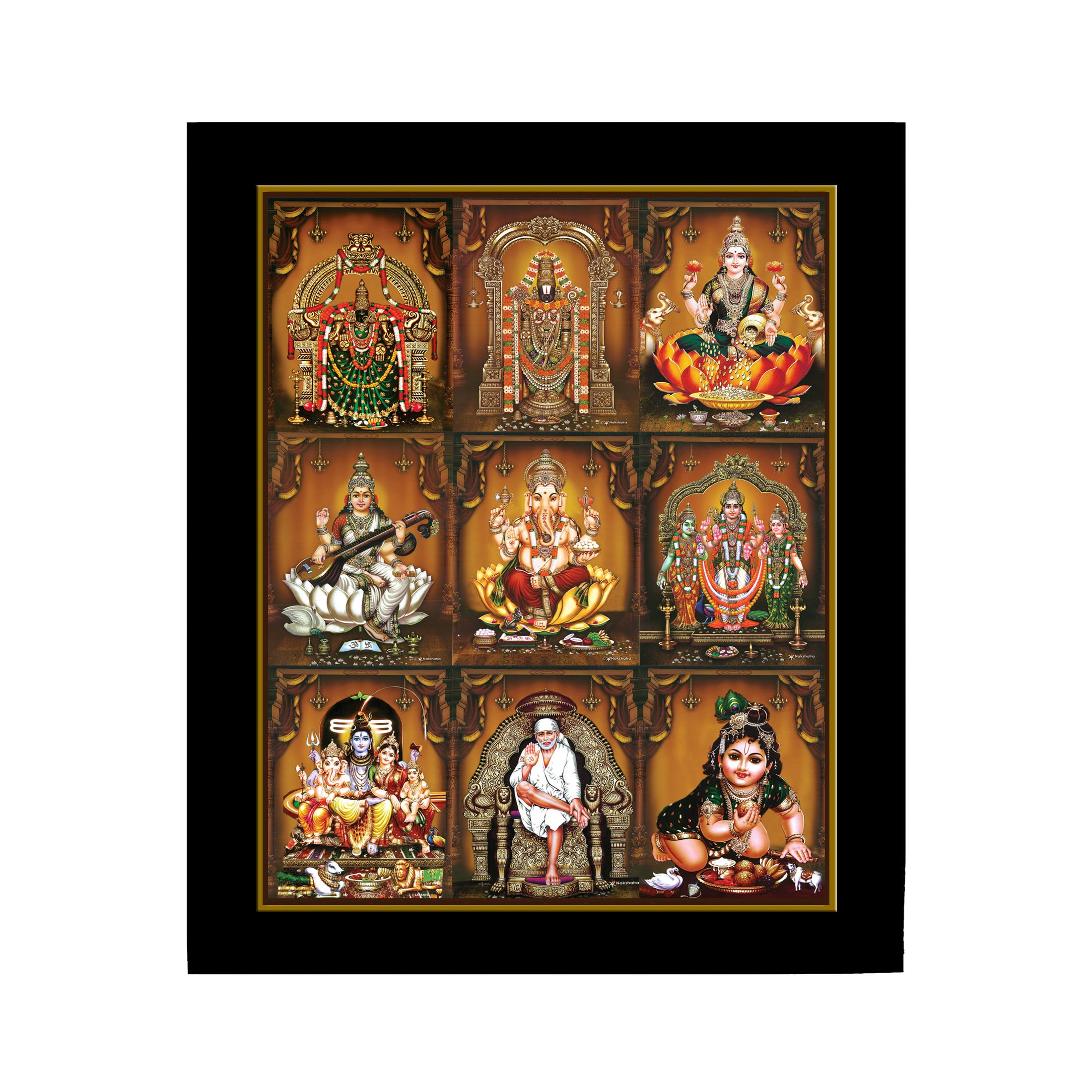 Allinone Religious Digital Photo Frame of 9 God & Goddess Etsy India