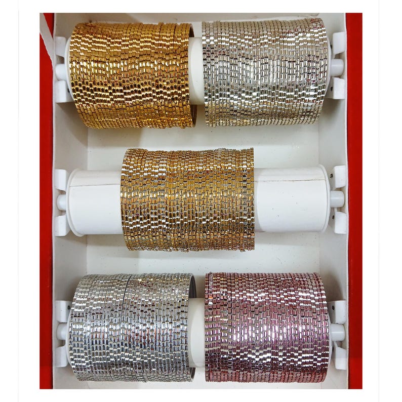 180 Dazzling Bangles, 5 Sets / Colors, Mix Sizes, Delivered Duty Paid ...