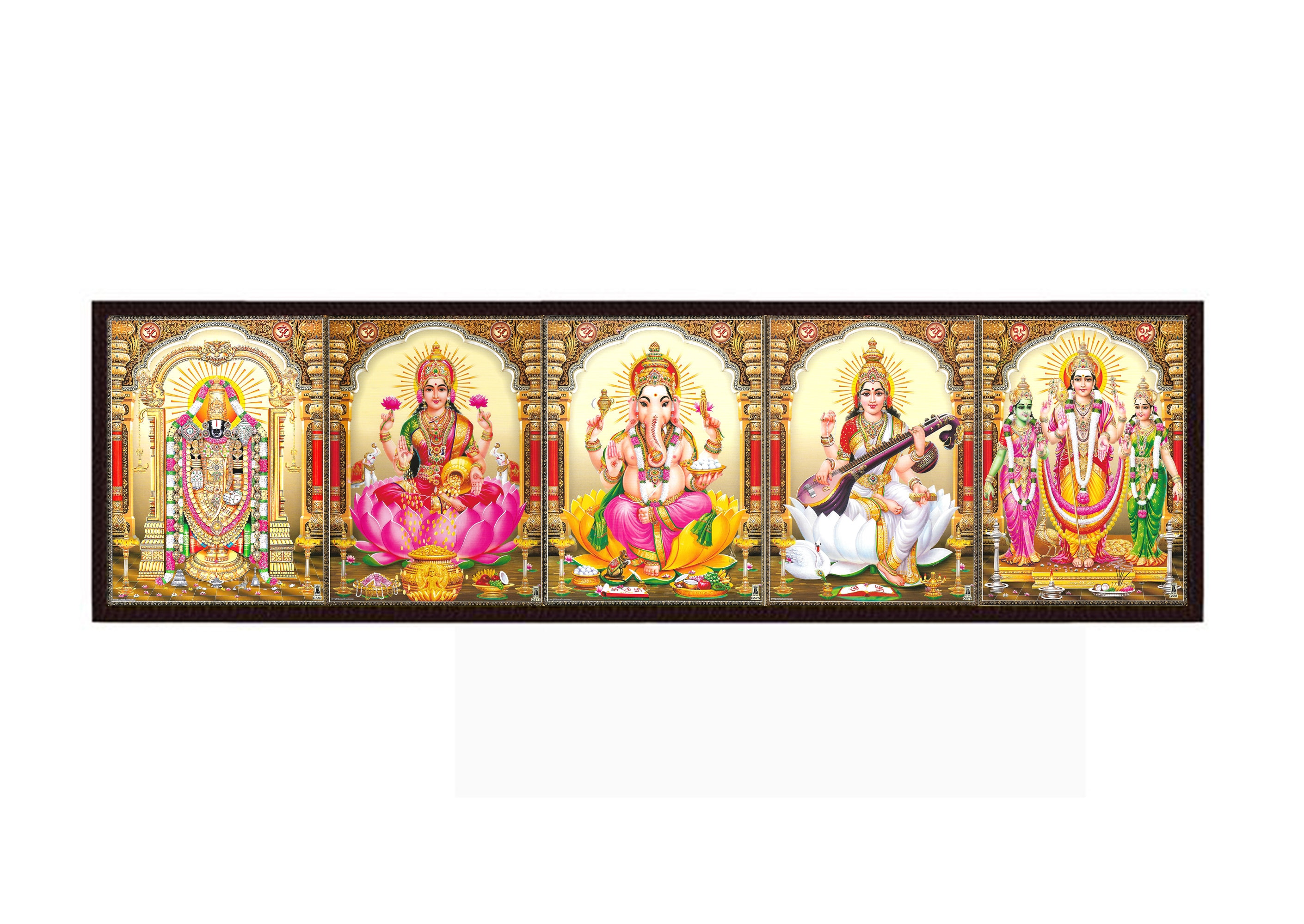 Balaji Lakshmi Ganesha Saraswati Murugan With Valli Devyani - Etsy Sweden