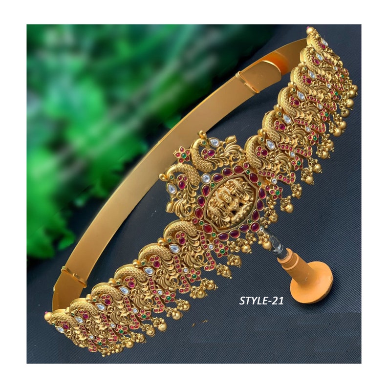 Vaddanam, Hip Chain Indian Waist Belt, Kamarpatta, Premium Quali Vaddanam, Hip Chain Indian Waist Belt, Kamarpatta, Premium Quali