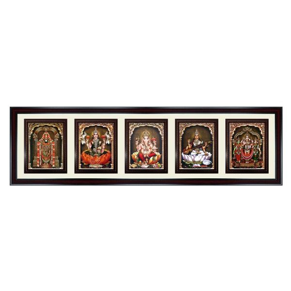 All Gods in One Frame Hindu Etsy