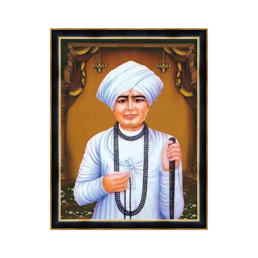 Jalaram Bapa Photo Frame, Hindu Saint From Gujarat, Avid Devotee of Lord Rama Etsy