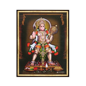 Lord Hanuman Bilderrahmen, Einweihungsgeschenk für die jüngere Generation, um sich vor Negativität zu schützen