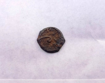Pontius Pilate Coin with Album Story and Certificate,Judean Bronze Prutah