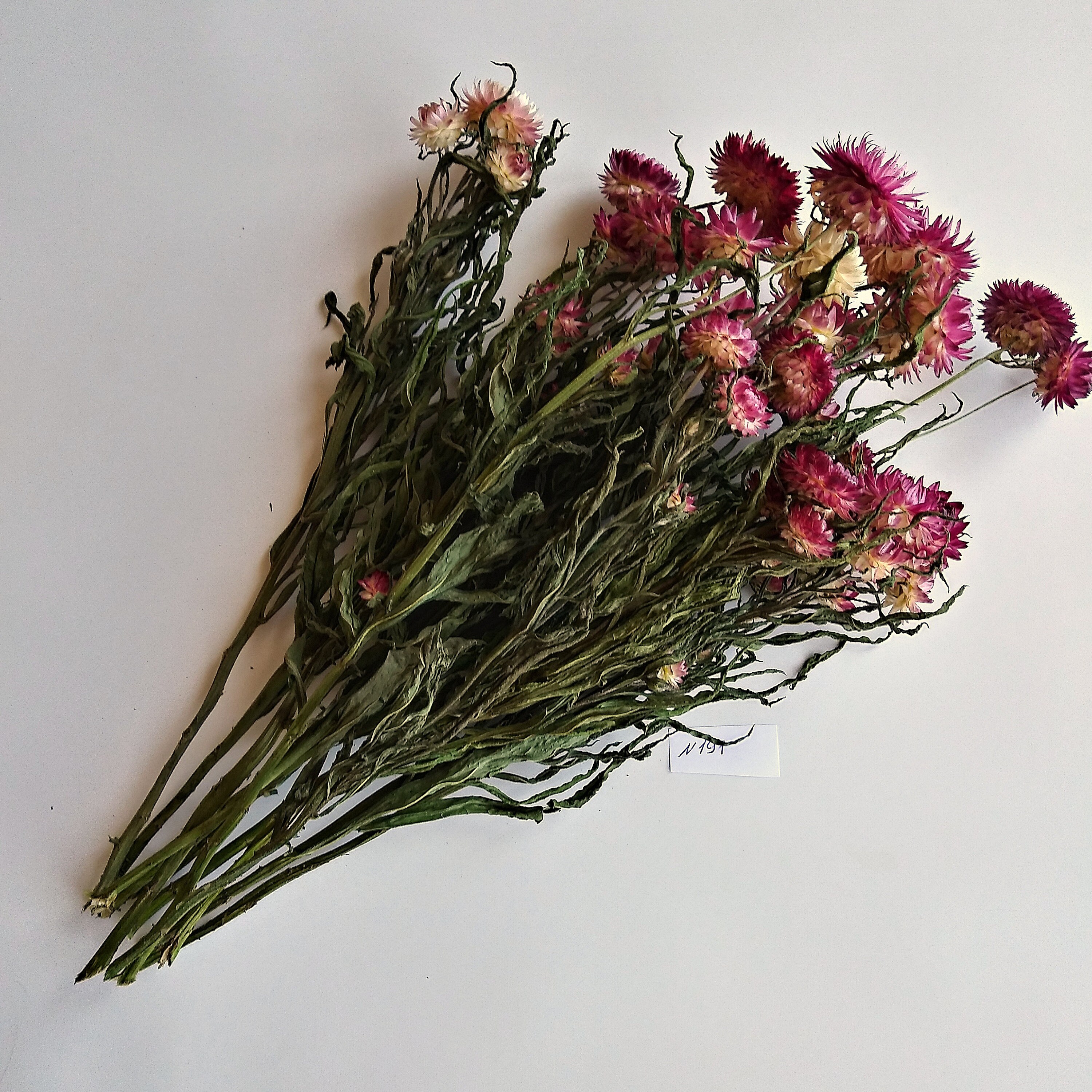 Flower arrangements straw bundle 11 stems dried flowers Etsy