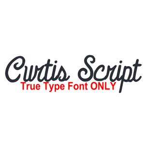 Curtis-skript TTF