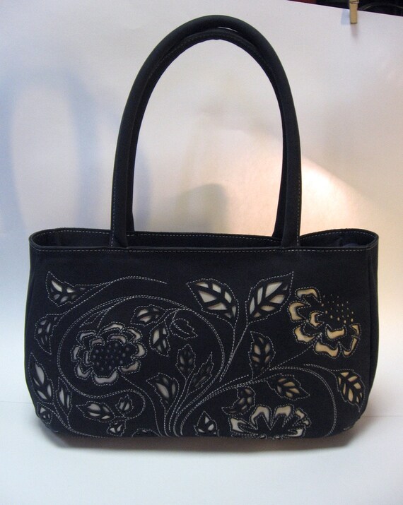 navy designer crossbody bag