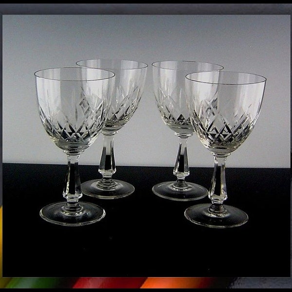 Esset Wine Glasses by Toscany Crystal Romania