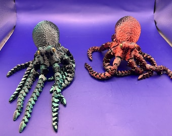 Realistic 3D printed Octopus