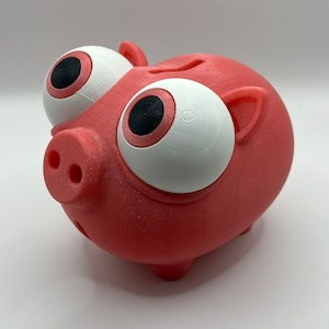 Piggy bank with movable eyes!