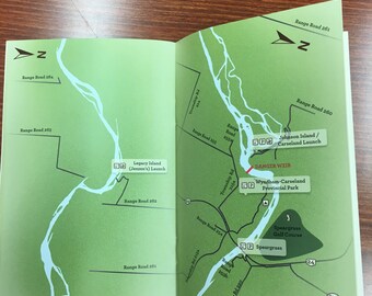 Bow River 11x17 Fly Fishing Map Of Tennessee Hat Creek 11x17 Fly