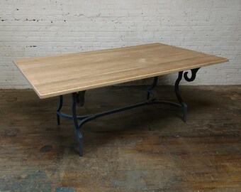 Hand Hewn Table Etsy