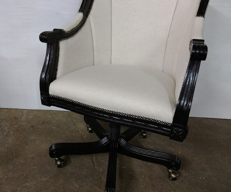Lexington Furniture Woven Cane Desk Chair Etsy