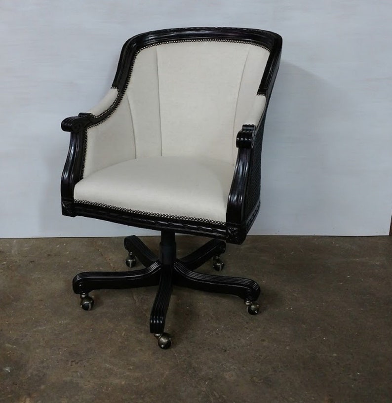 Lexington Furniture Woven Cane Desk Chair Etsy